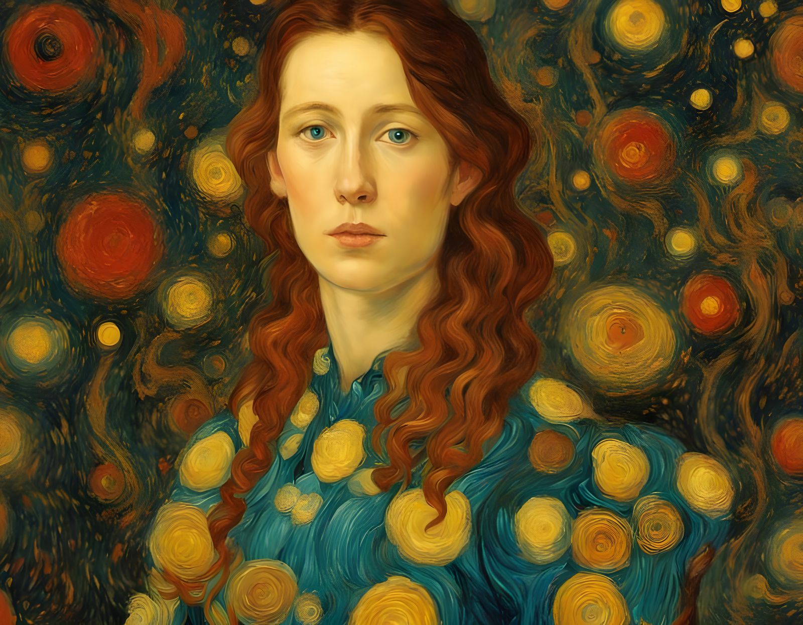 Fractal Klimt Meets Van Gogh Unstoppable Art
