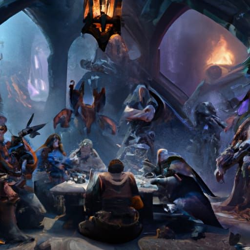 Dark Fantasy Dungeons and Dragons Concept Art