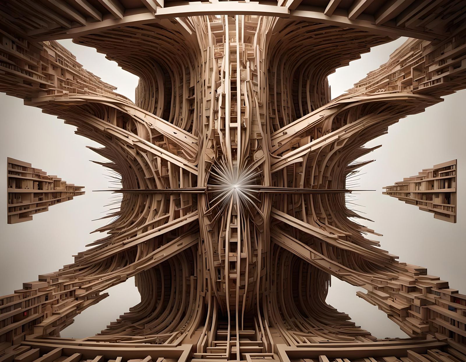 Anamorphic Illusion of Confusion and Discontent