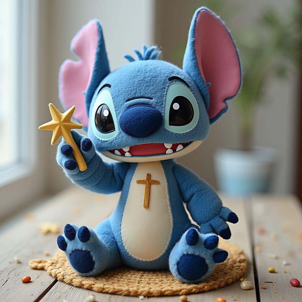 Plush Stitch Spiritually Being Stitched