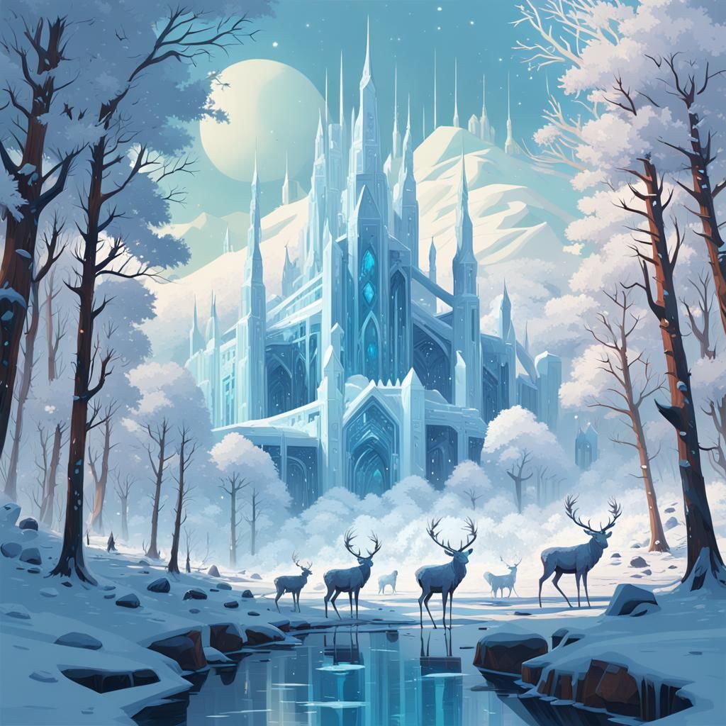 Crystal Winter Realms of Fantasy