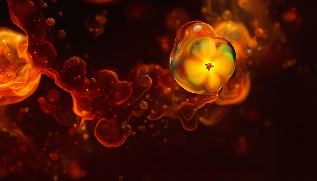 Firefly in Dreamy Agate Stone, Ghibli Style