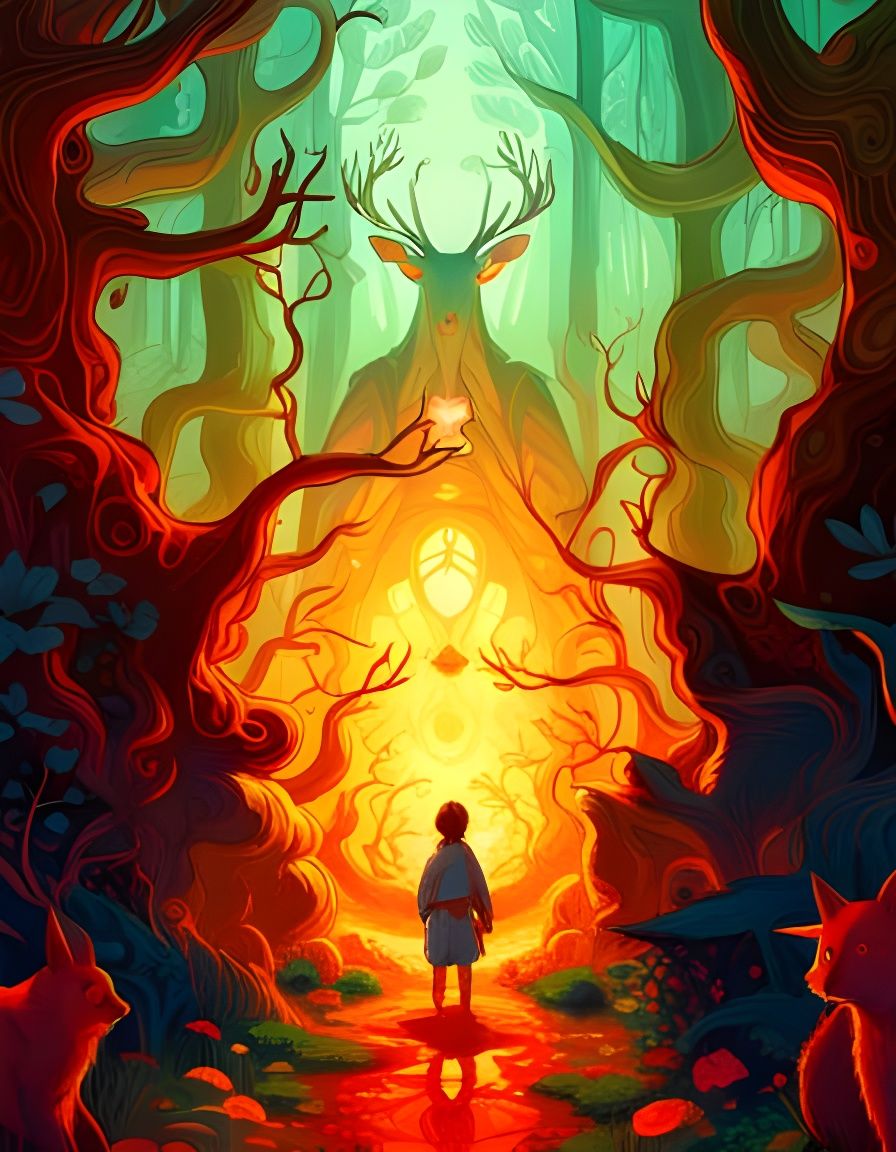 Forest Guardian Digital Art by James Jean