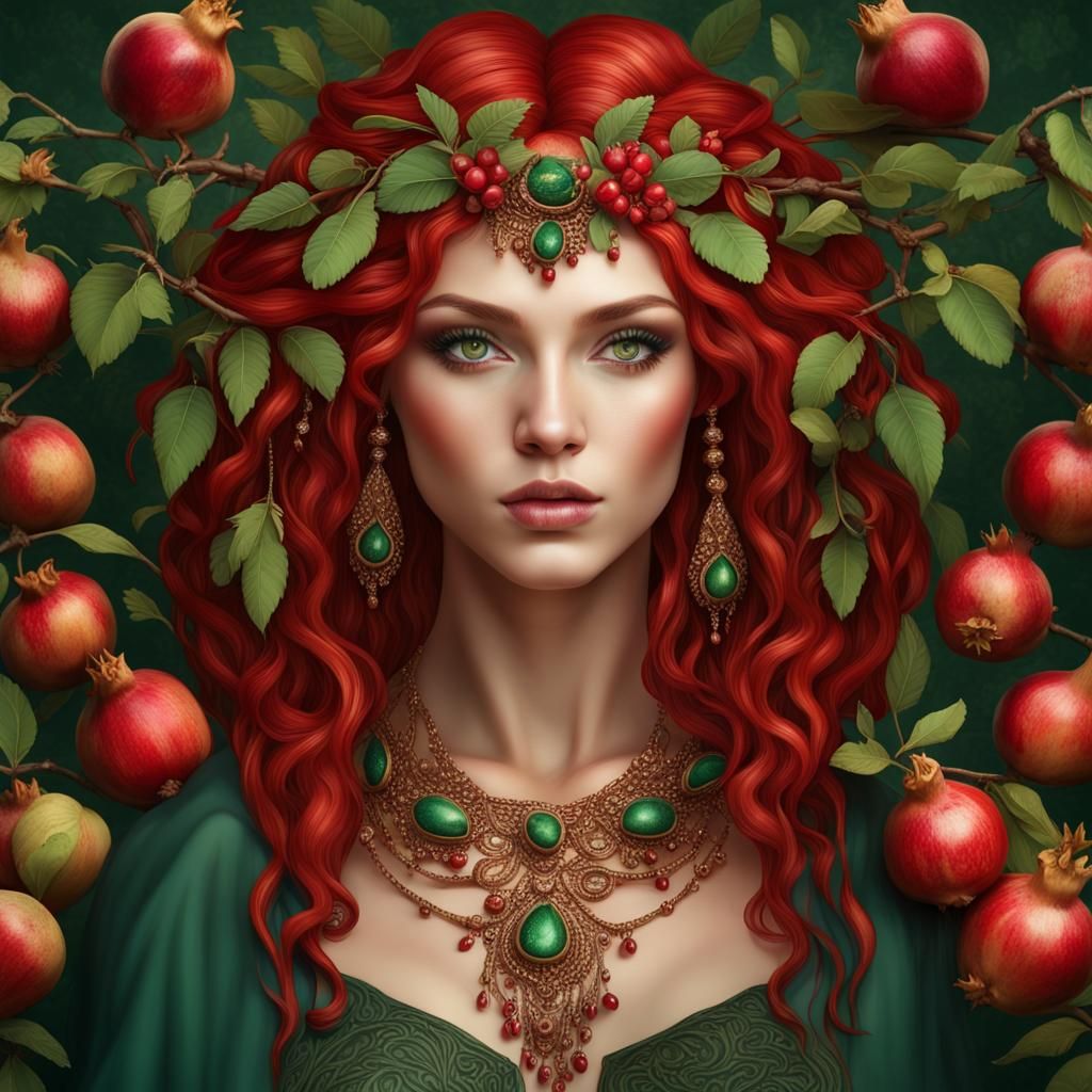 Persephone, Goddess of Autumn and Underworld
