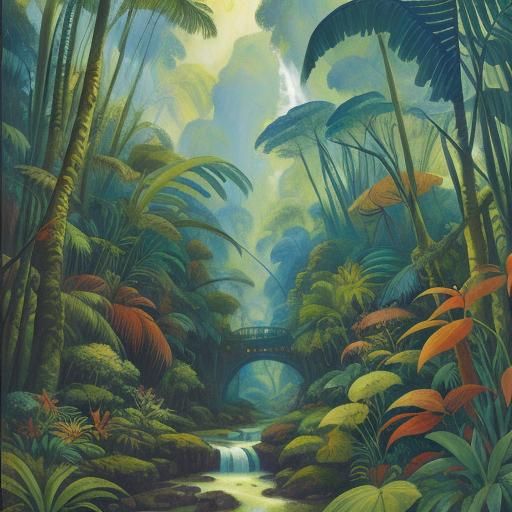 Fantasy Nottingham Rainforest Art