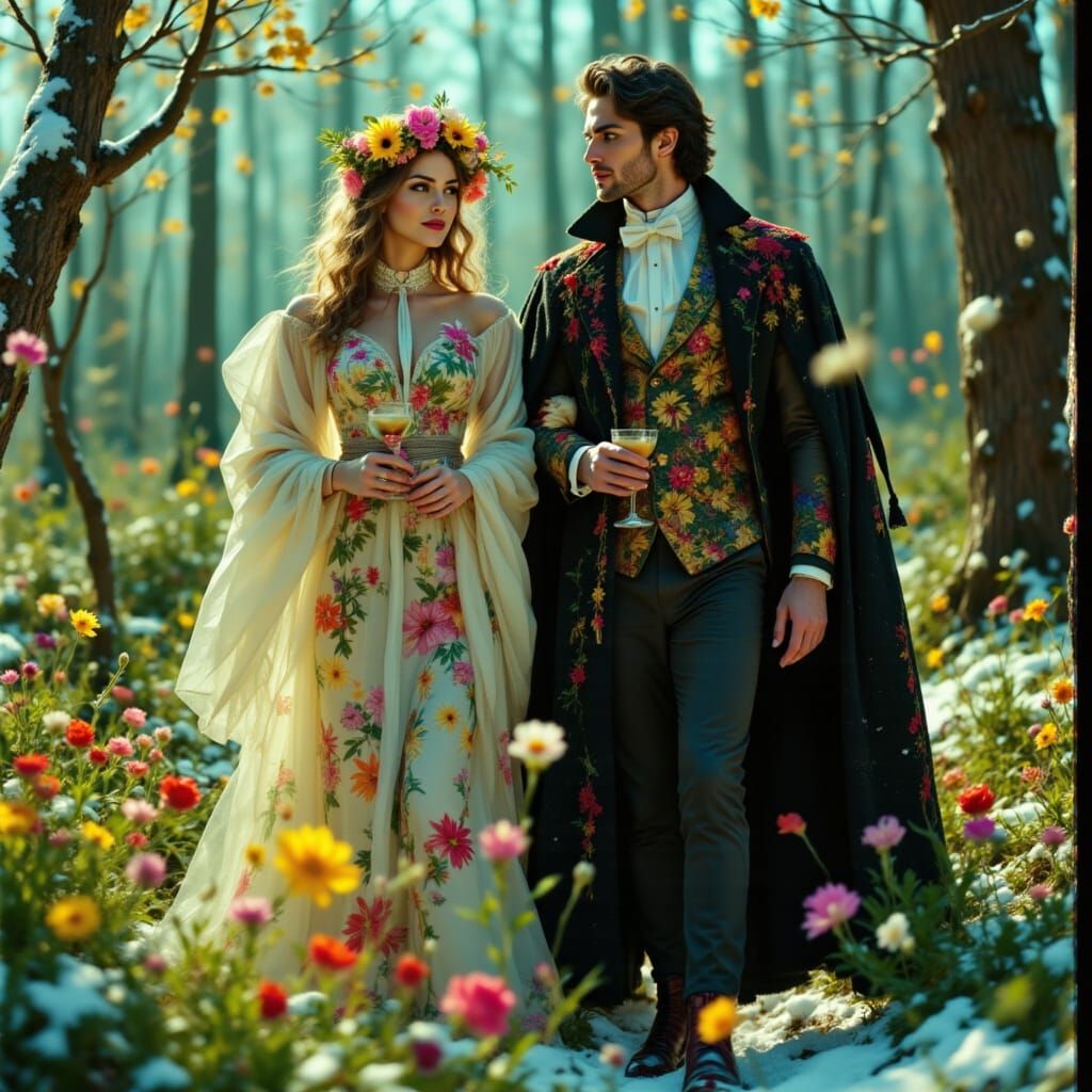 <lora:80s Leisure Shots:1.0> series of seasonal vampires