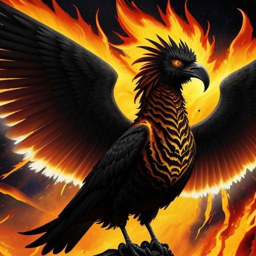 Infernal Avian Tyrant Unleashes Destruction in Fauvist Maste...