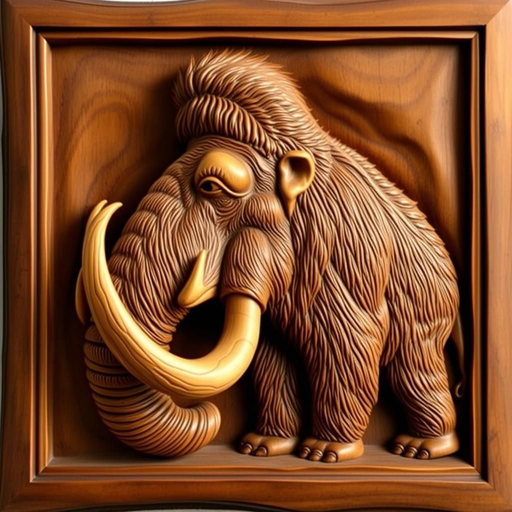 Great Wooden Mastodon Caricature
