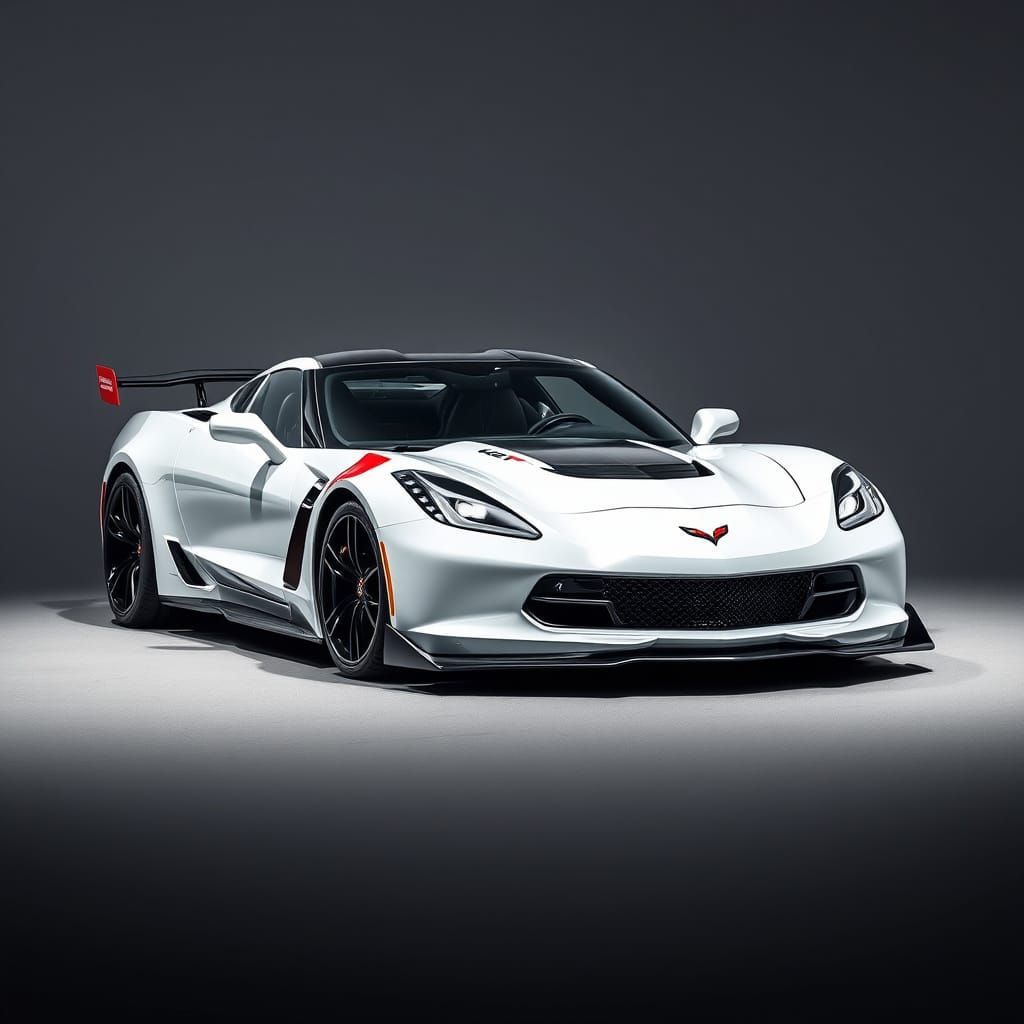 Race-Modified Corvette C6 with Advan Livery