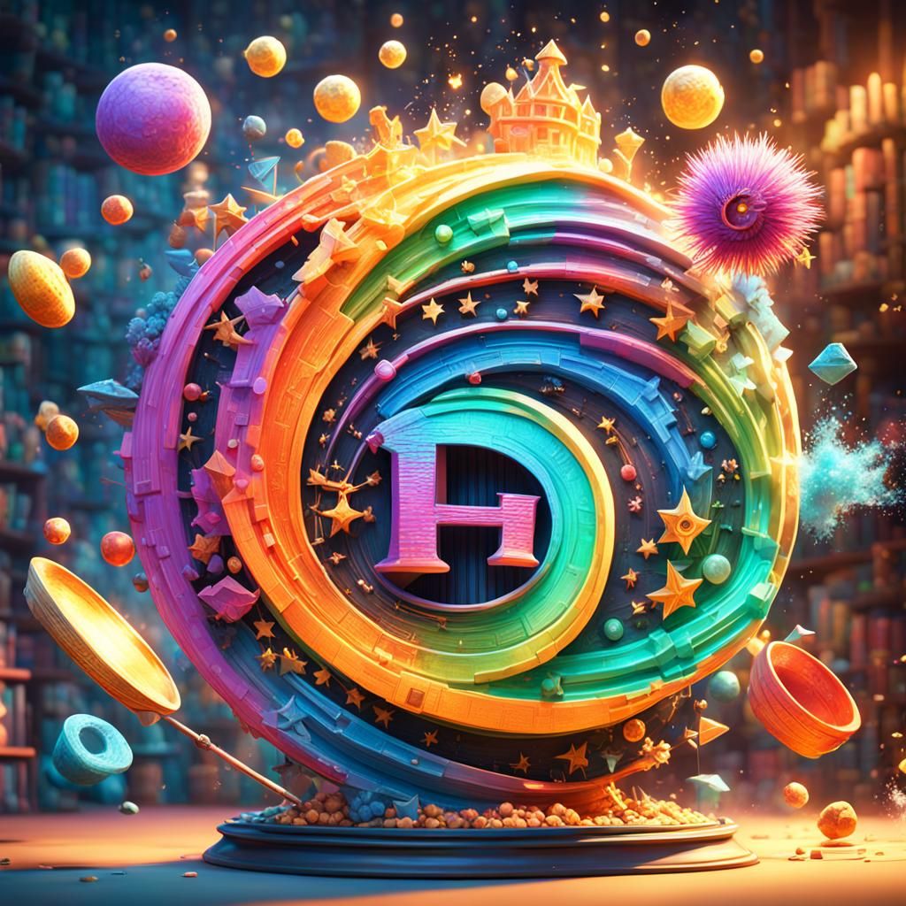 Harry Potter Spell in Pixar-Style 3D Art