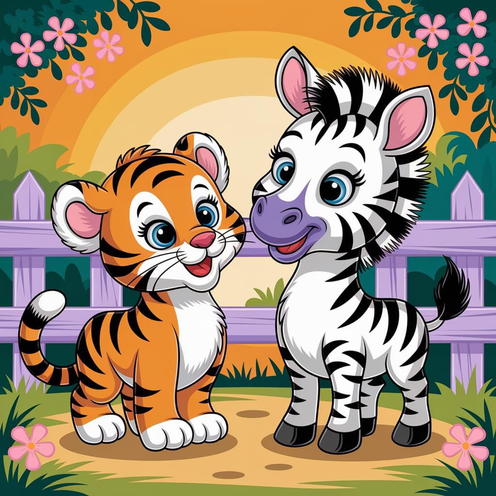 Striped friends