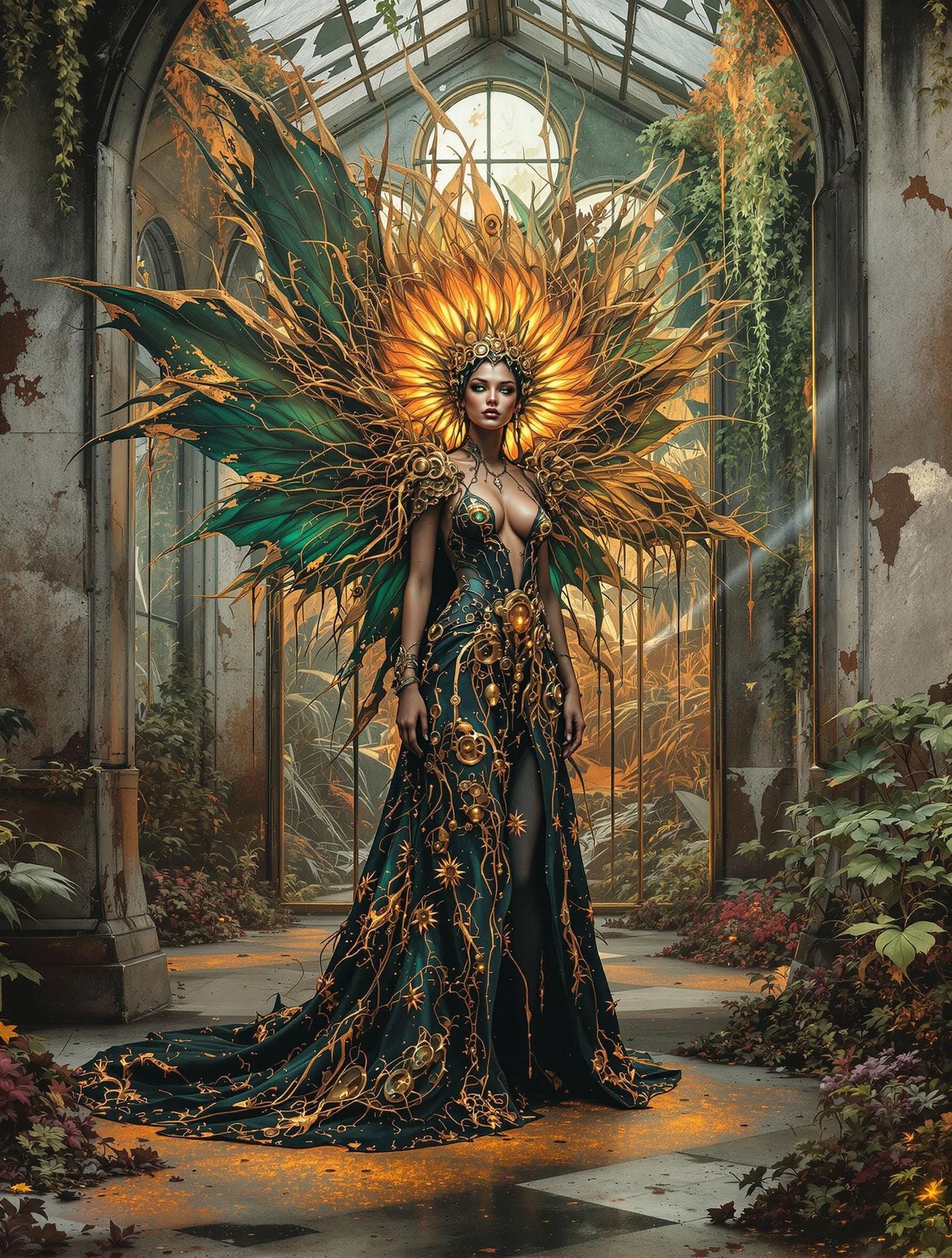 Regal Fairy Reclaims Industrial Greenhouse in Bioreactive Ar...