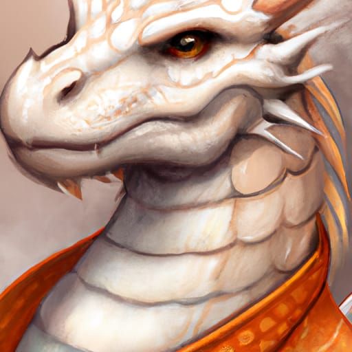 Handsome Eastern Dragon Character Design in 8K