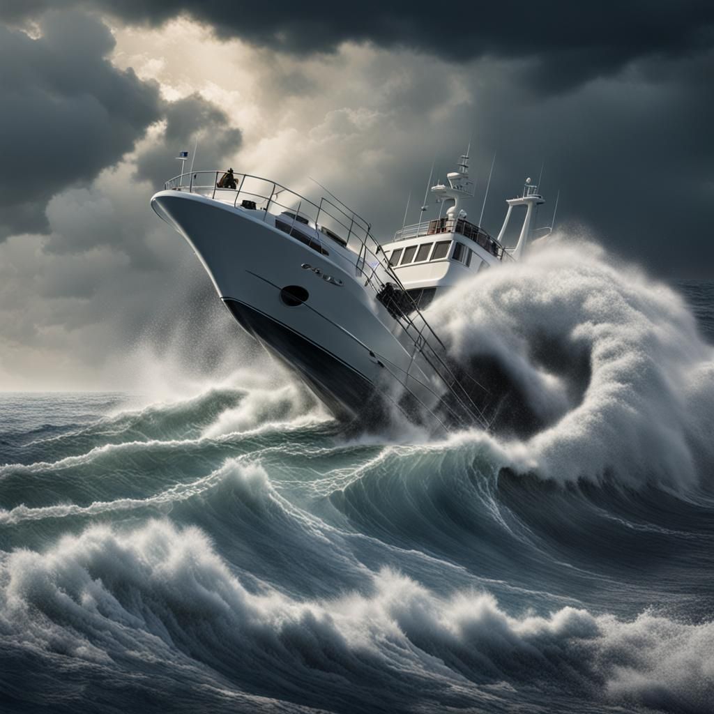 Realistic Tornado Rages Over the Sea