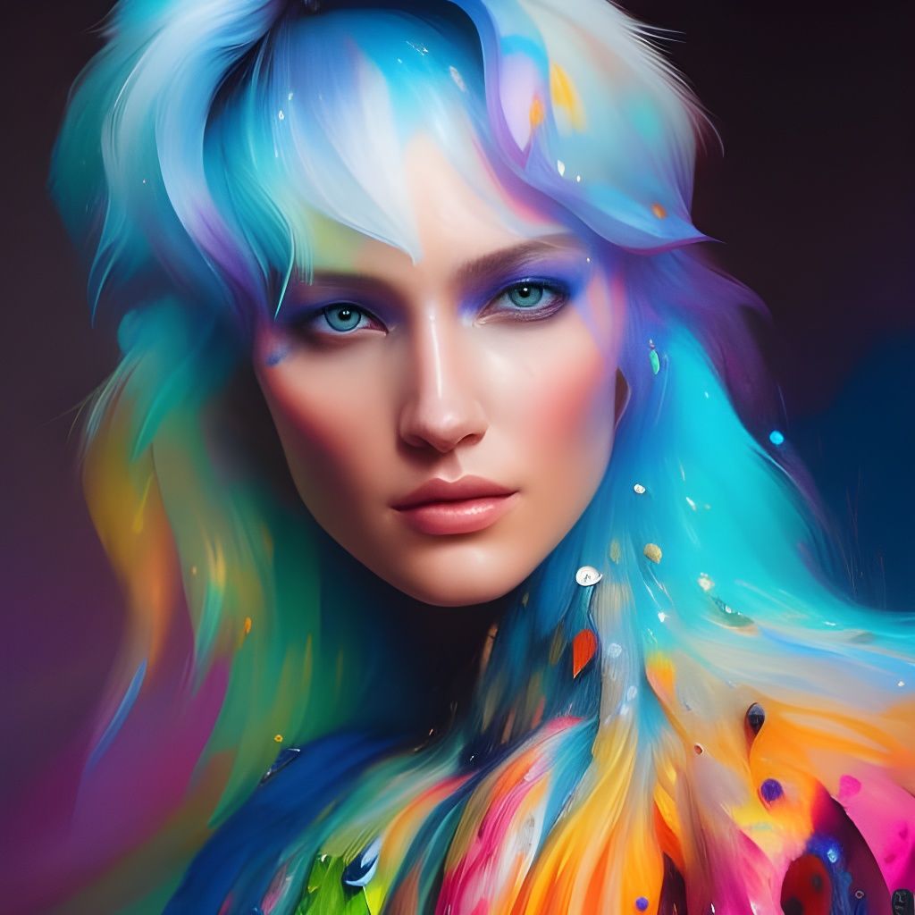 The beauty of a melting rainbow