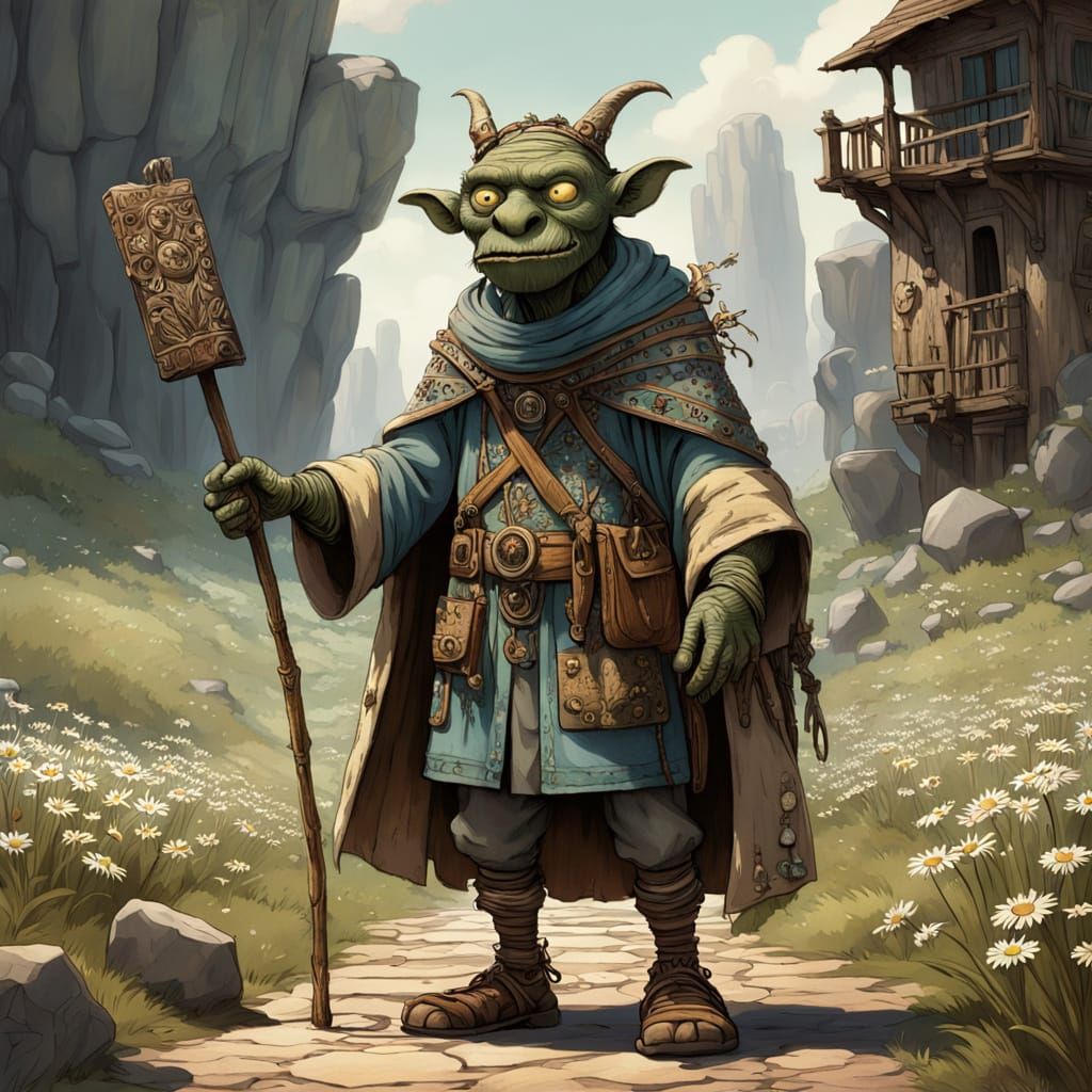 Surreal Whimsy in a Forgotten Meadow