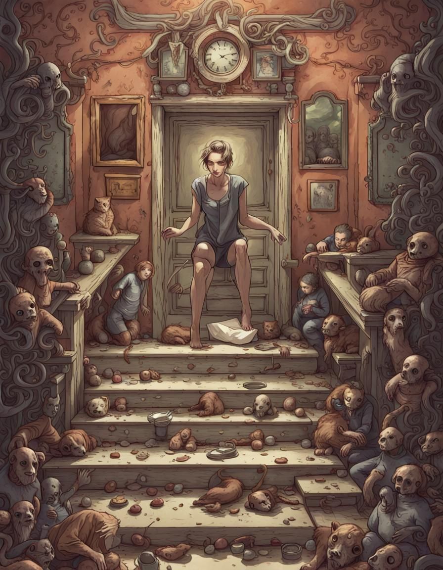 Pandemonium and Delirium: An AI Interpretation