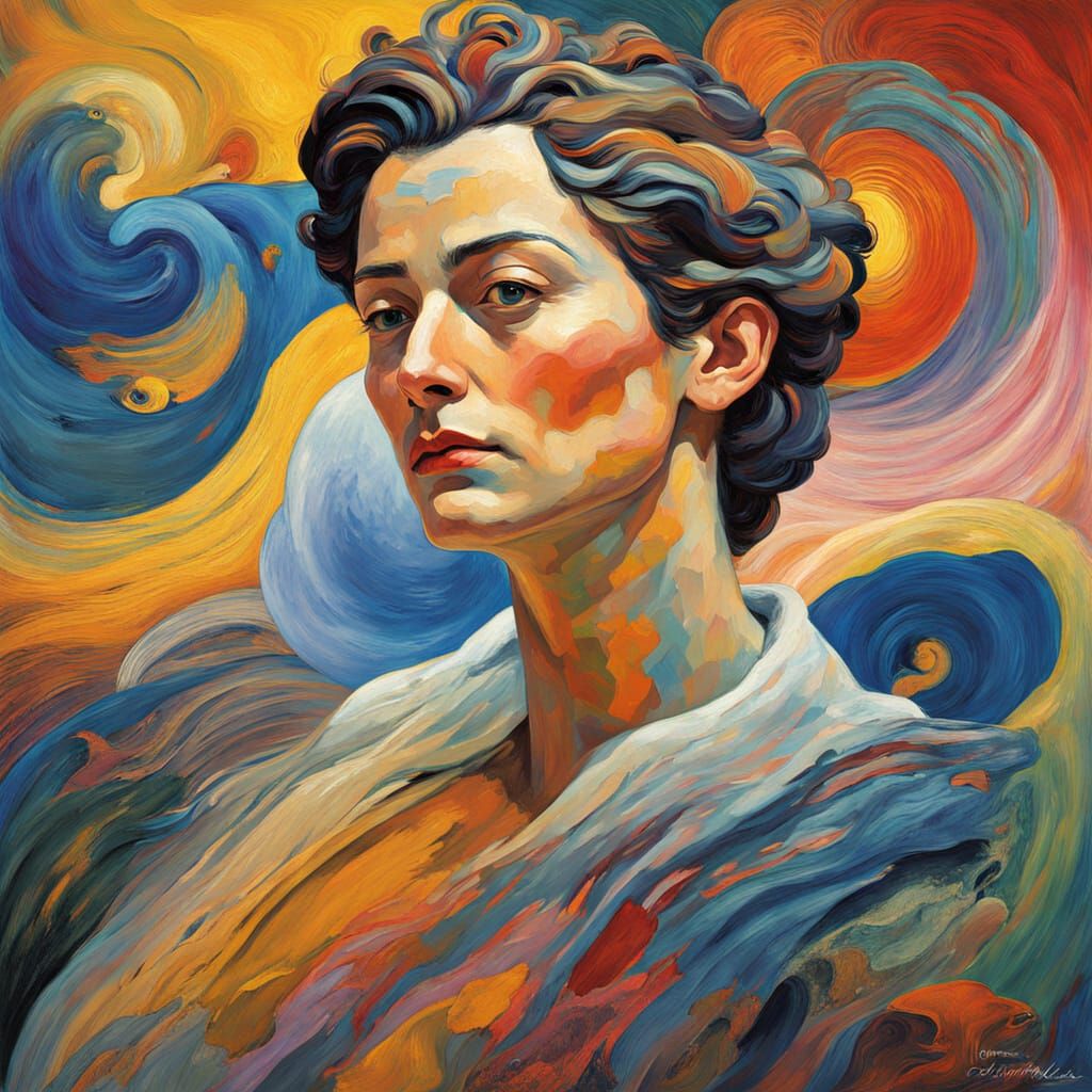 Majestic Artificial Intelligence Epic Impressionist Masterpi...