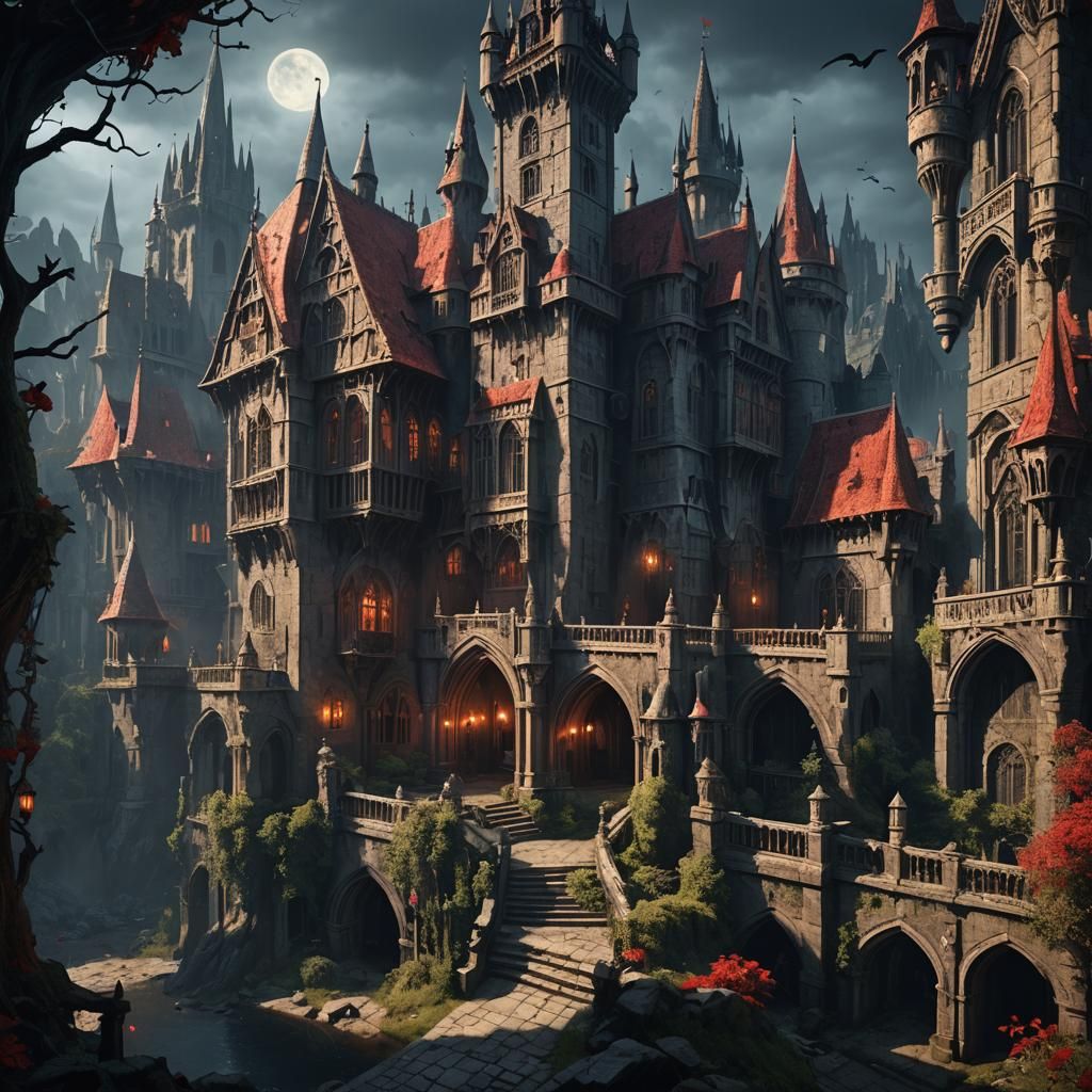 Dracula's Guest: Detailed Matte Painting in Unreal Engine