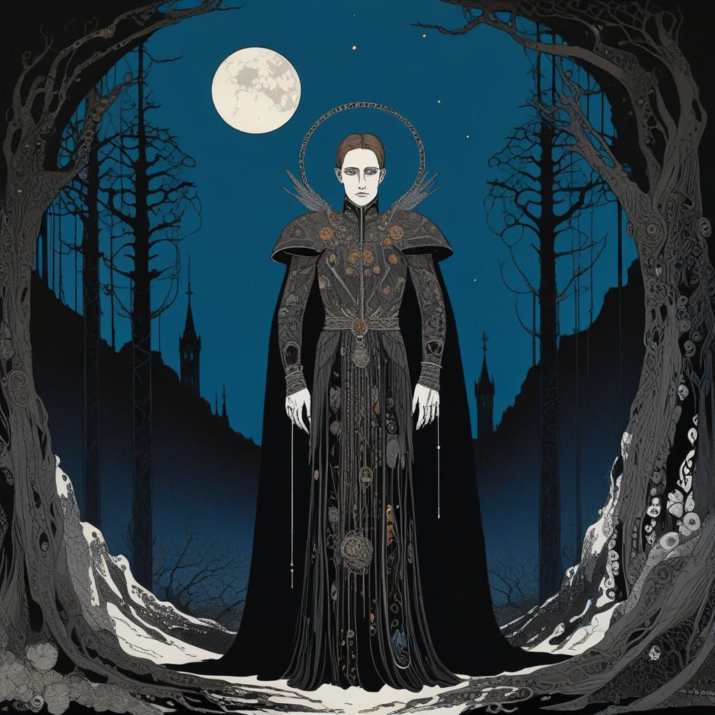 Inspirational Grimdark Illustrations in a Gothic Style