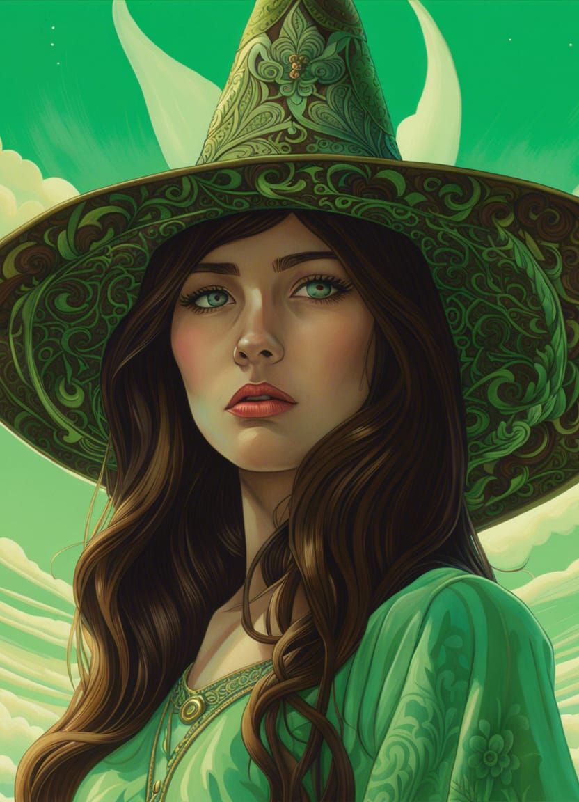 Tiffany Aching Portrait in Digital Art Style