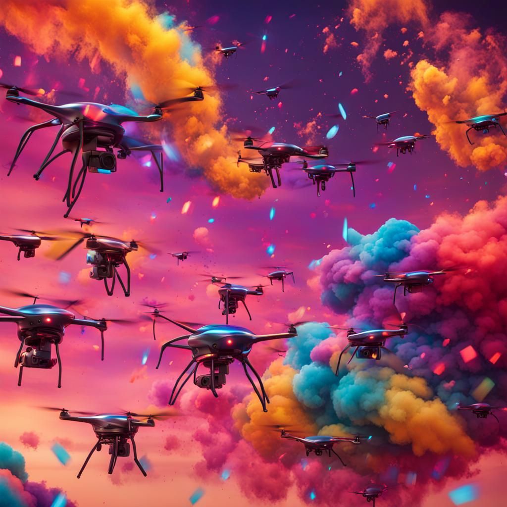 Dynamic Drone Symphony Welcomes New Year