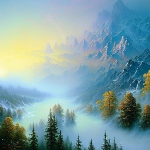 Ethereal Climate Change Fantasy Art