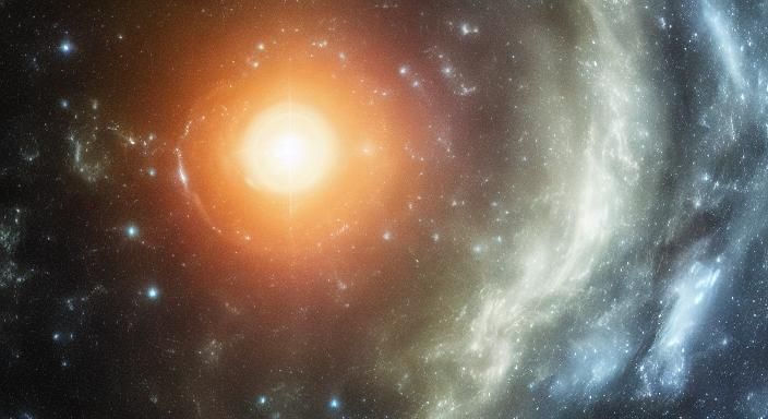 Cosmic Black Hole Portrait in Hyperrealistic Style