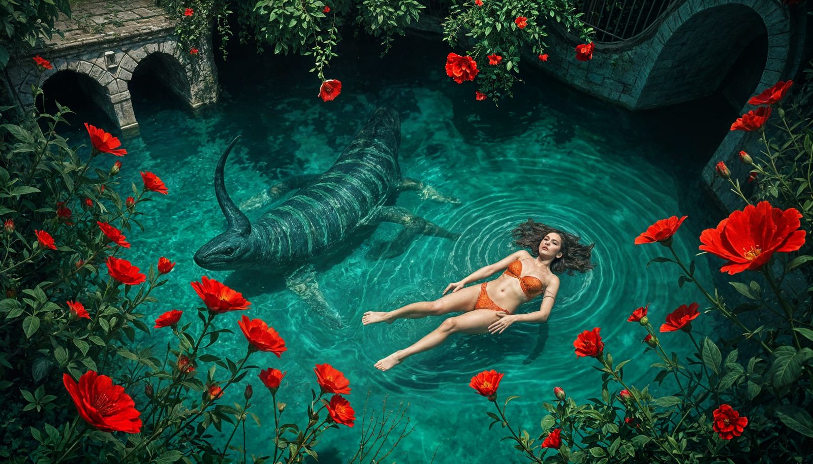 Enchanted Medieval Oasis in a Venice Garden