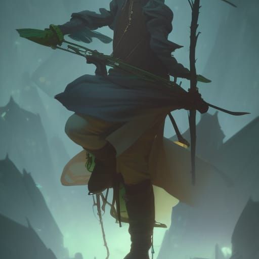 Lloyd Garmadon: Dark Fantasy Concept Art in 8k