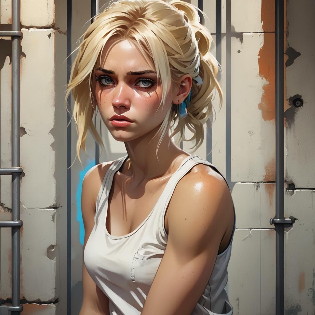 Prisoner Girl Waiting For Her Hero - 3