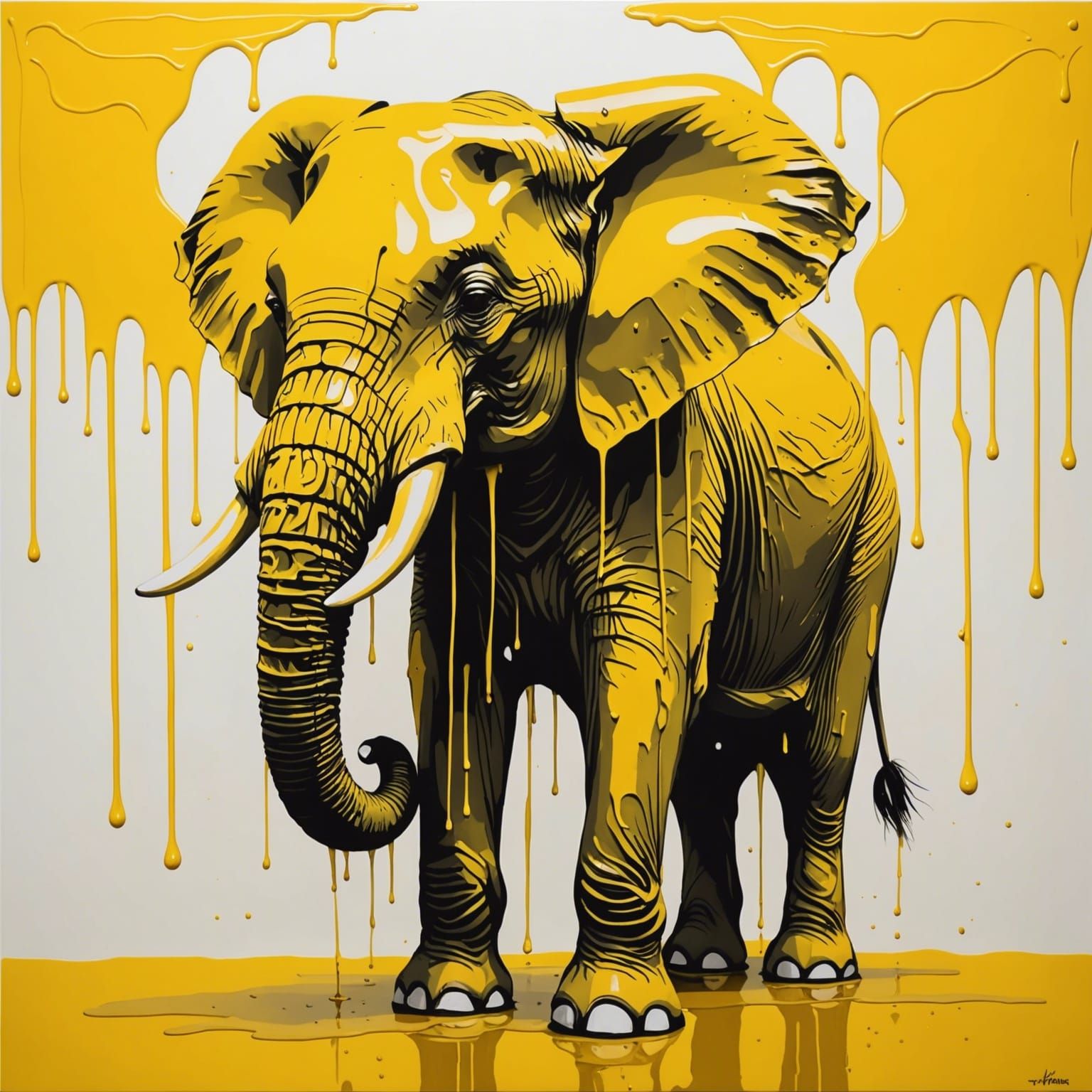 Yellow elephant