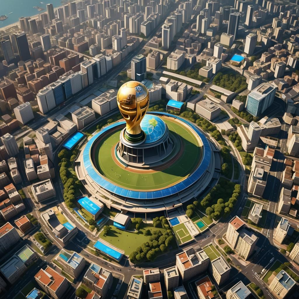 Brazil vs Argentina: World Cup Concept Art