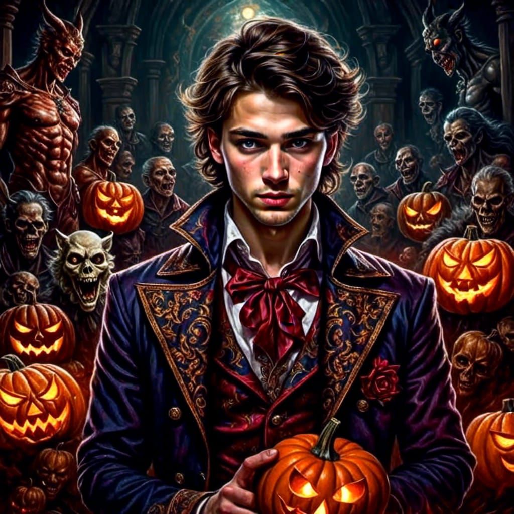 Handsome SB at Halloween