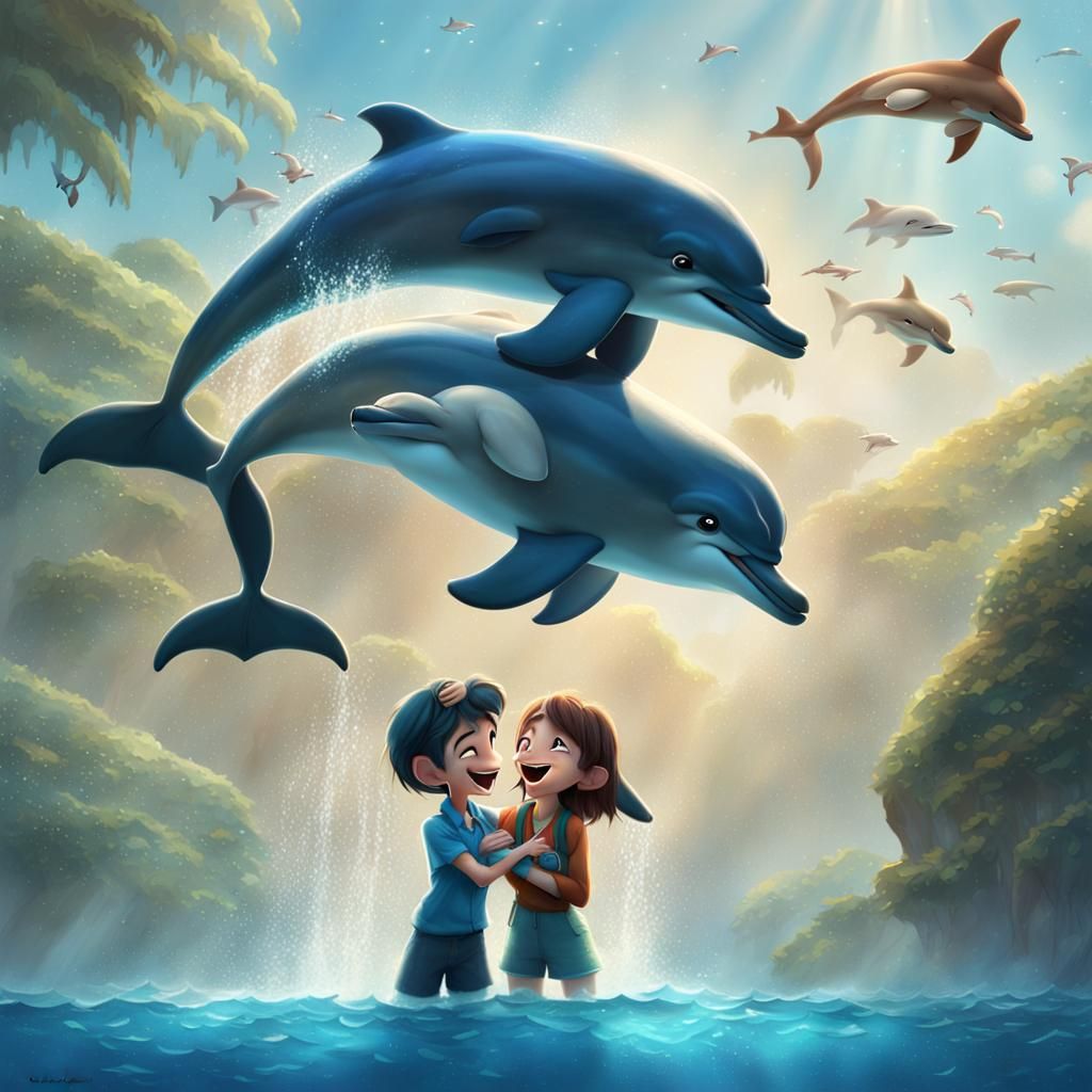 heartwarming friendship between dolphins and humans