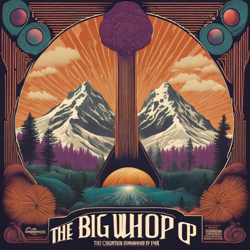 Concert Poster Featuring Olympic National Park in Digital Ma...