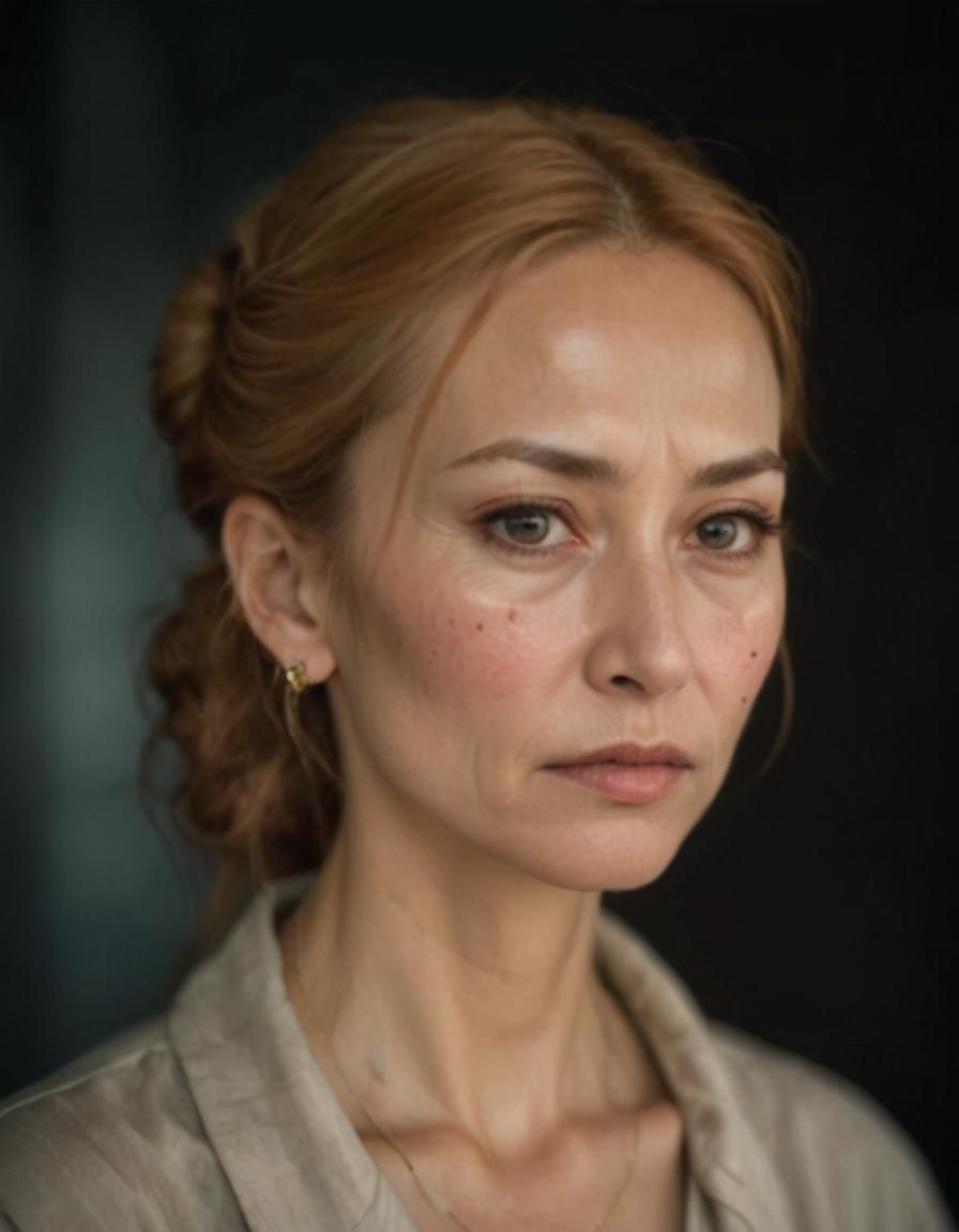 Detailed Portrait of a Russian Woman