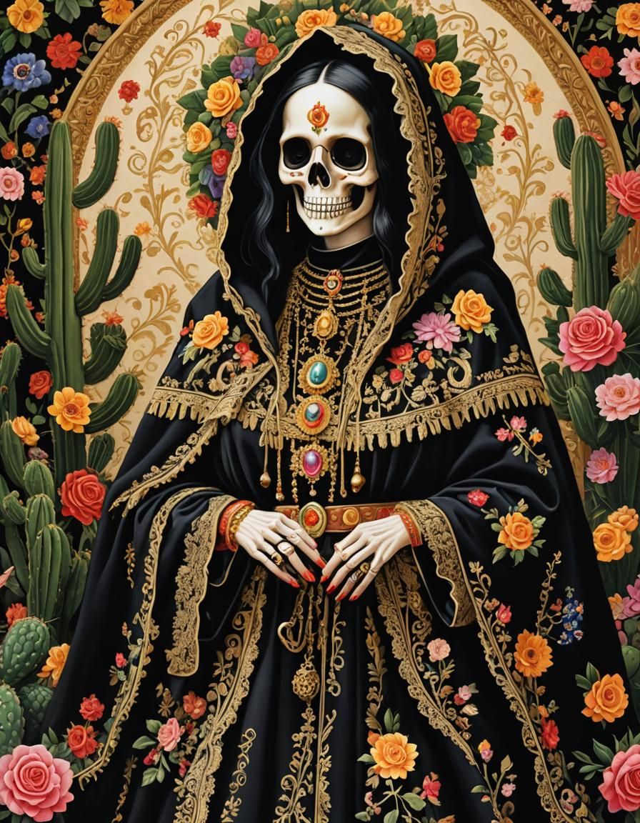 Santa Muerte de Las Flores