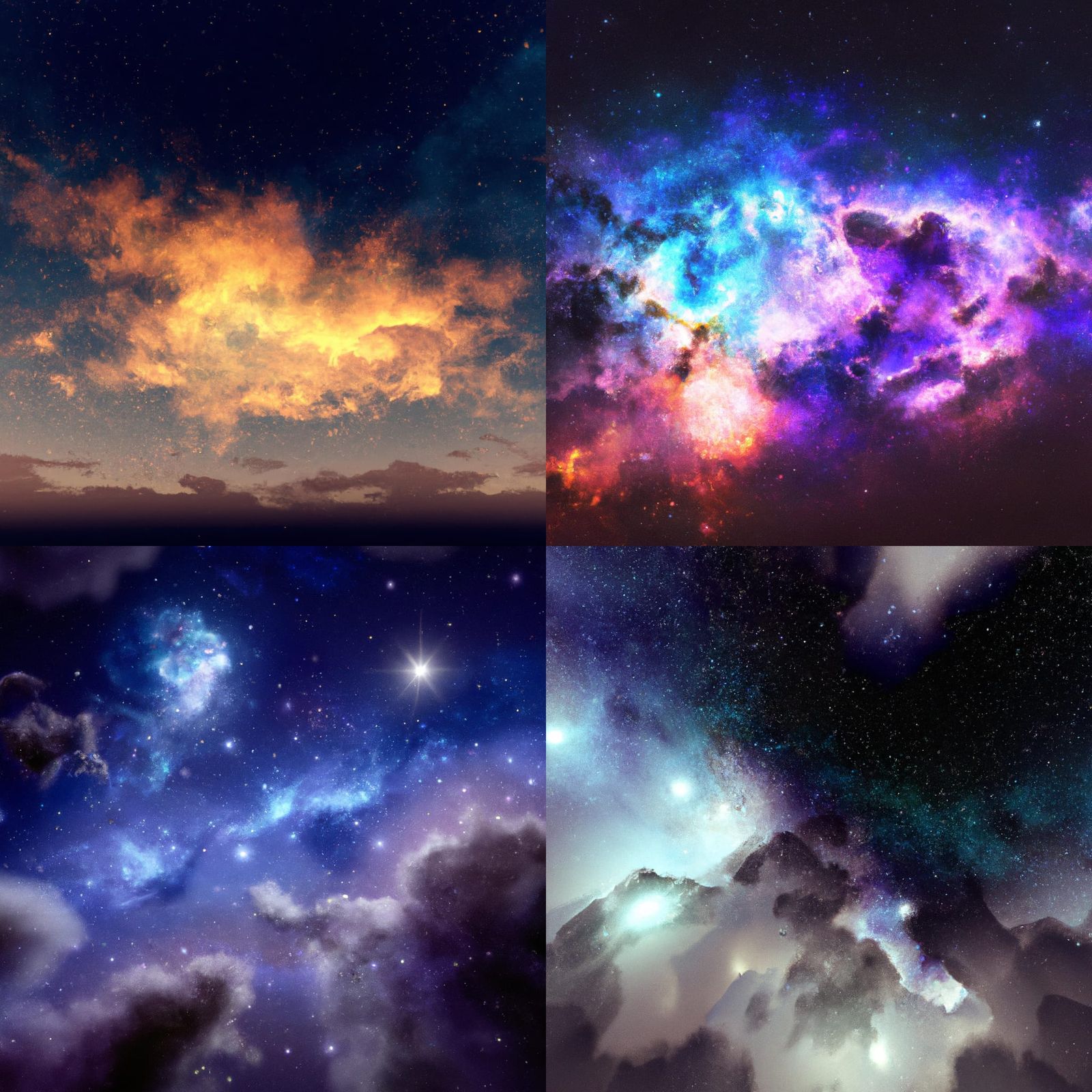 Epic Sci-Fi Night Sky Masterpiece