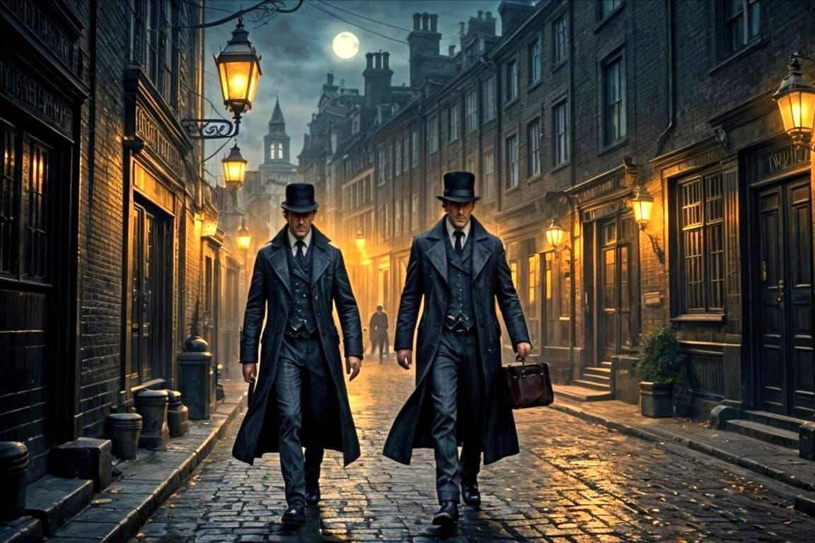 Sherlock Holmes Investigates a Vampire in Gaslight London