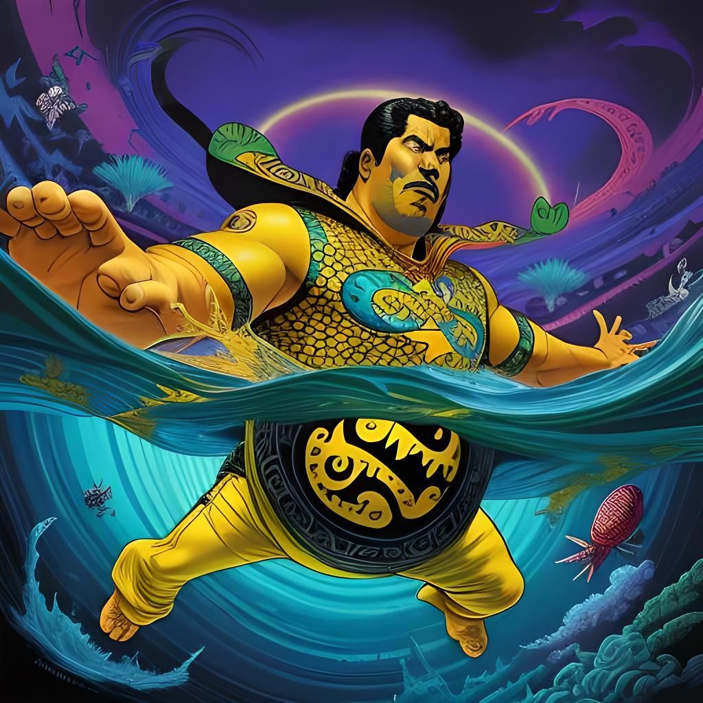 Maori Comic Art: Yellow Submarine World