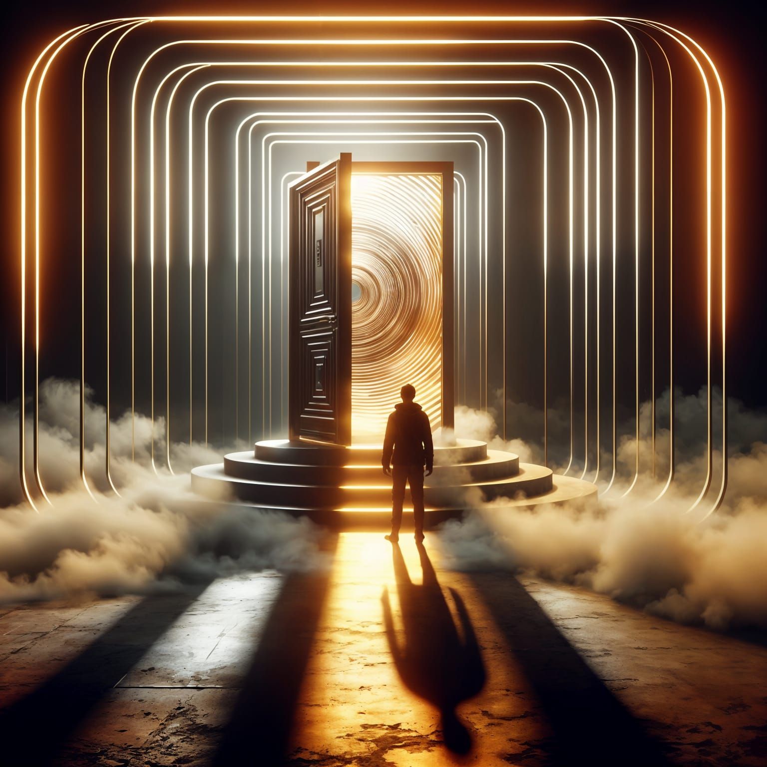 Mysterious Doorway to Self-Discovery in 8k