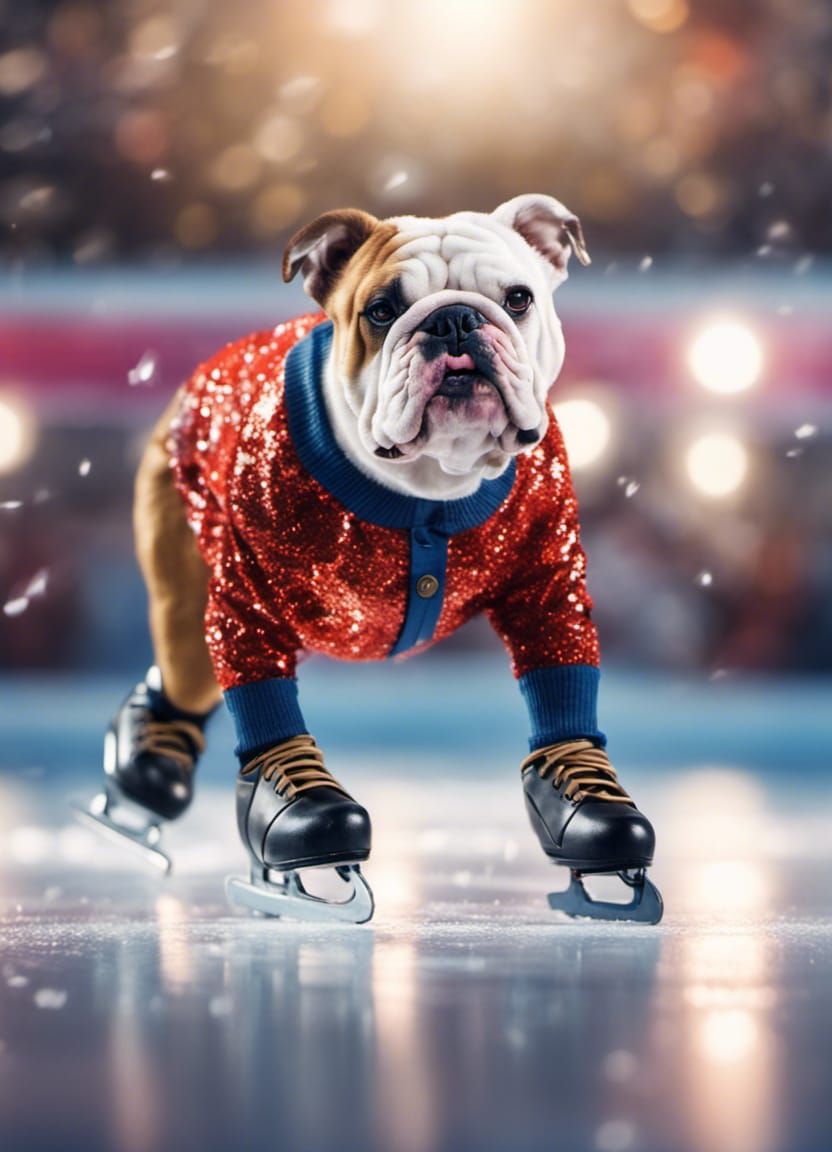 Confused figure skater