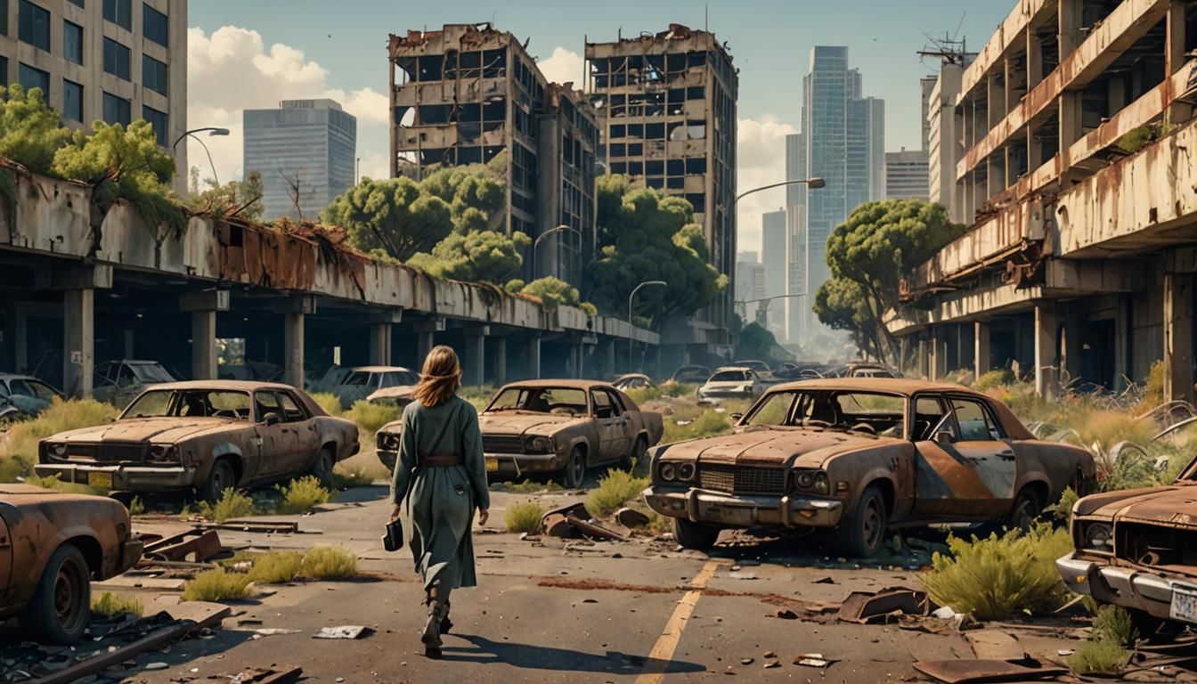 Post-Apocalyptic Los Angeles: Overgrown Ruins in Unreal Engi...