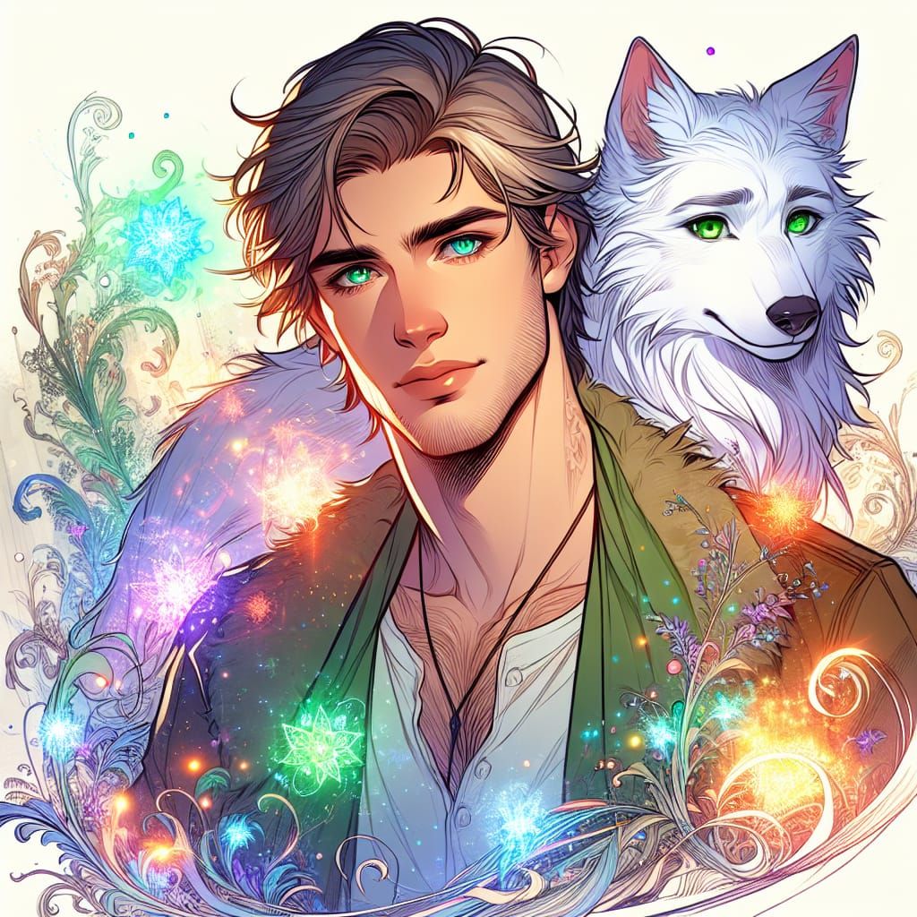 Wolfie and male