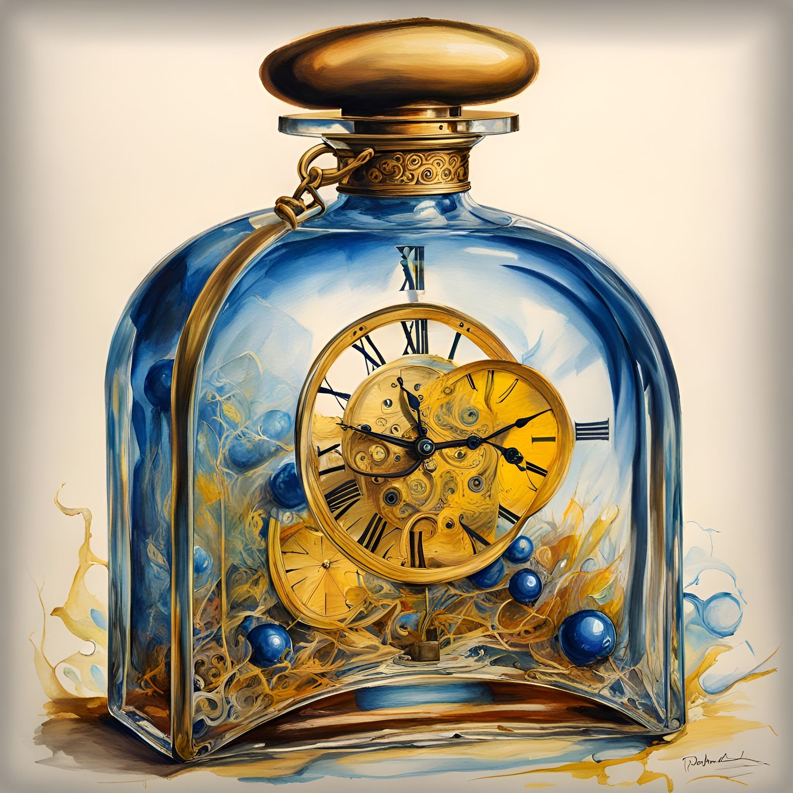 Time in a Bottle: Surreal Polychromatic Fantasy