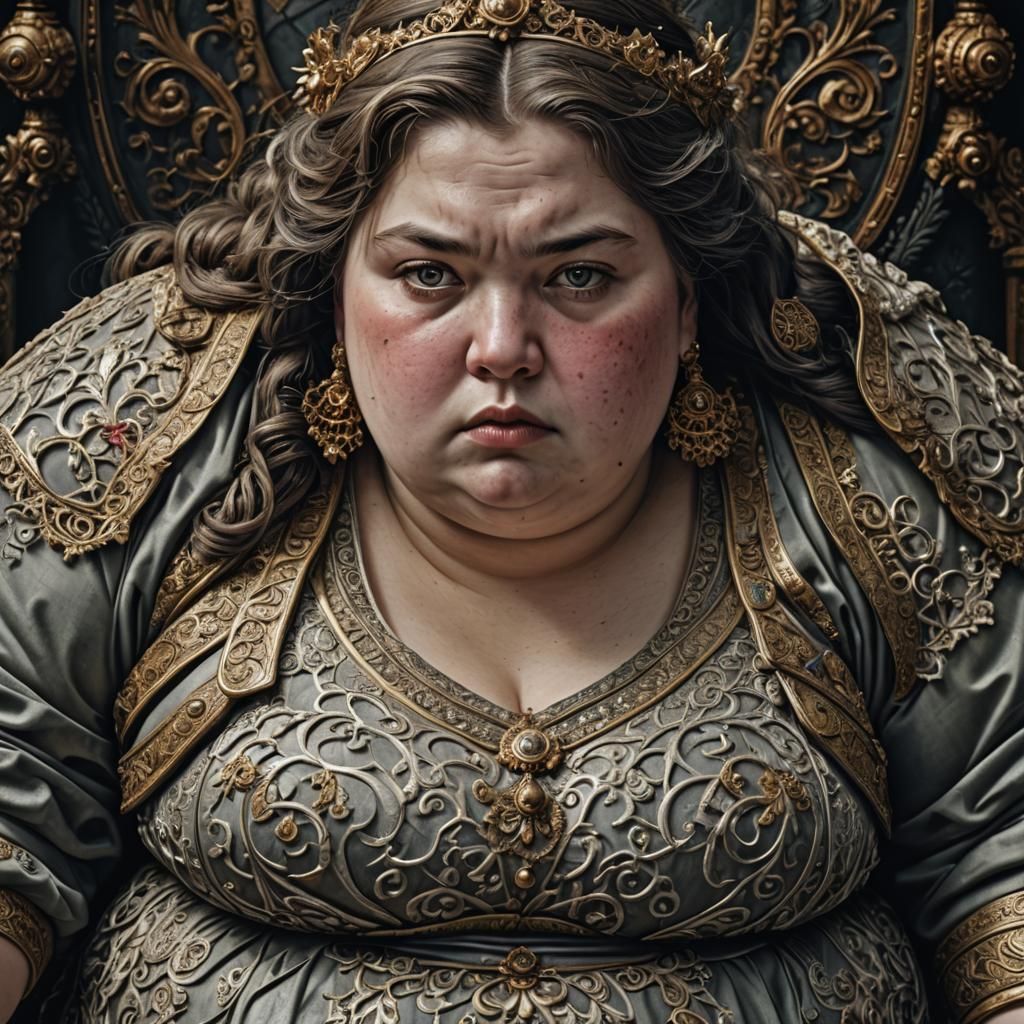 Hyperrealistic Portrait of a Woman in HDR