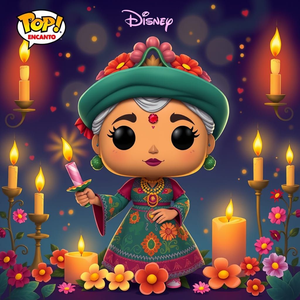 funko pop figure disney grandma alma madrigal encanto