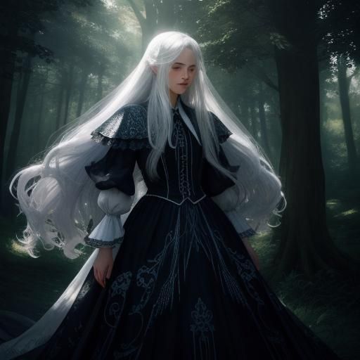 Castle Bleck: Woman in Butterfly Dress