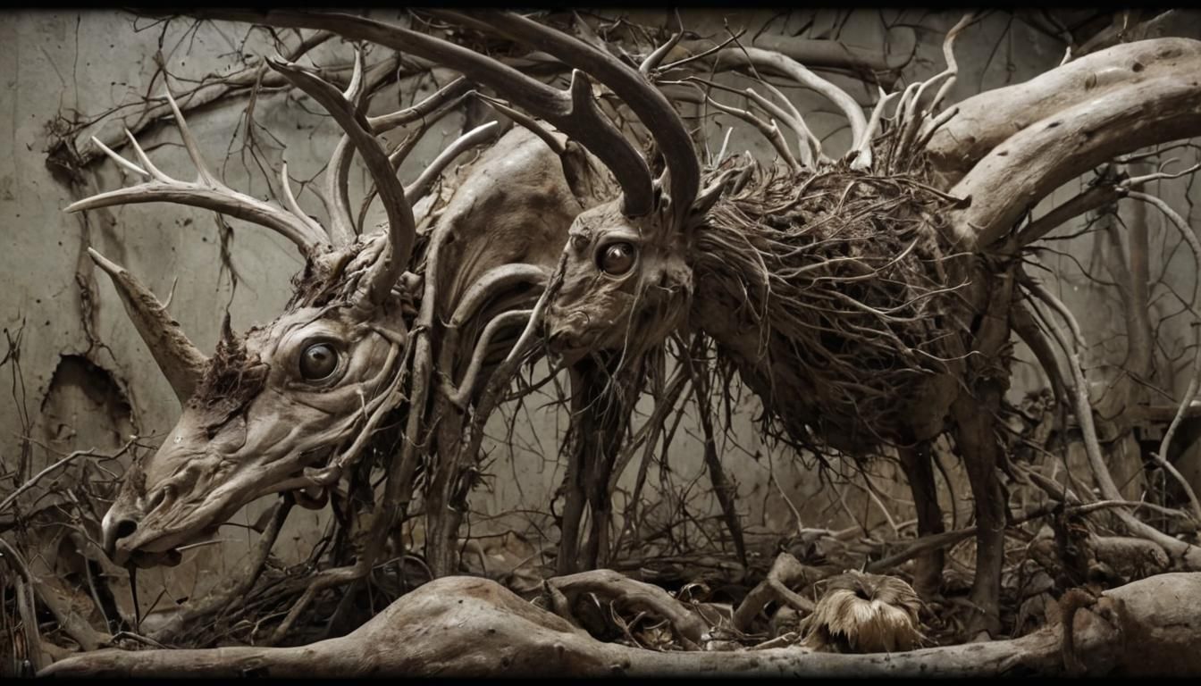 Bizarre Creatures Gather in Post-Apocalyptic Wonderland
